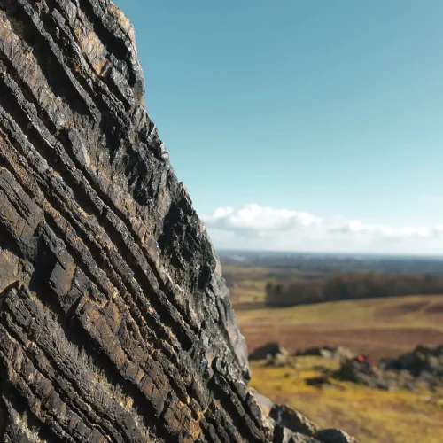 Charnwood Forest Coalville Leicestershire, stunning picture of rock formation and countryside